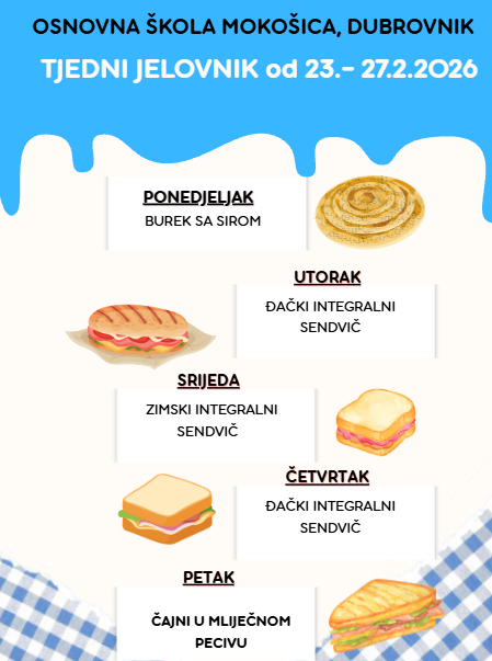 PREHRANA OD 23. – 27.2.2026