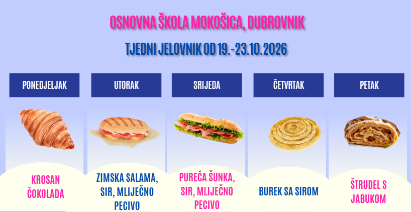 PREHRANA OD 19. – 23.10.2026